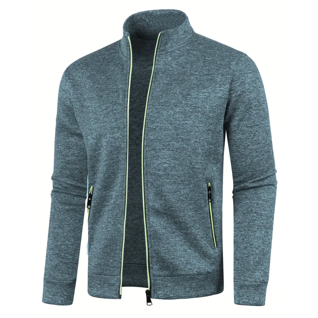Charles | Klassiek Gebreid Vest met Rits