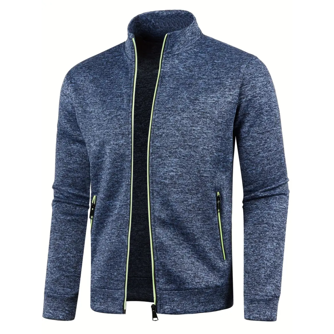 Charles | Klassiek Gebreid Vest met Rits
