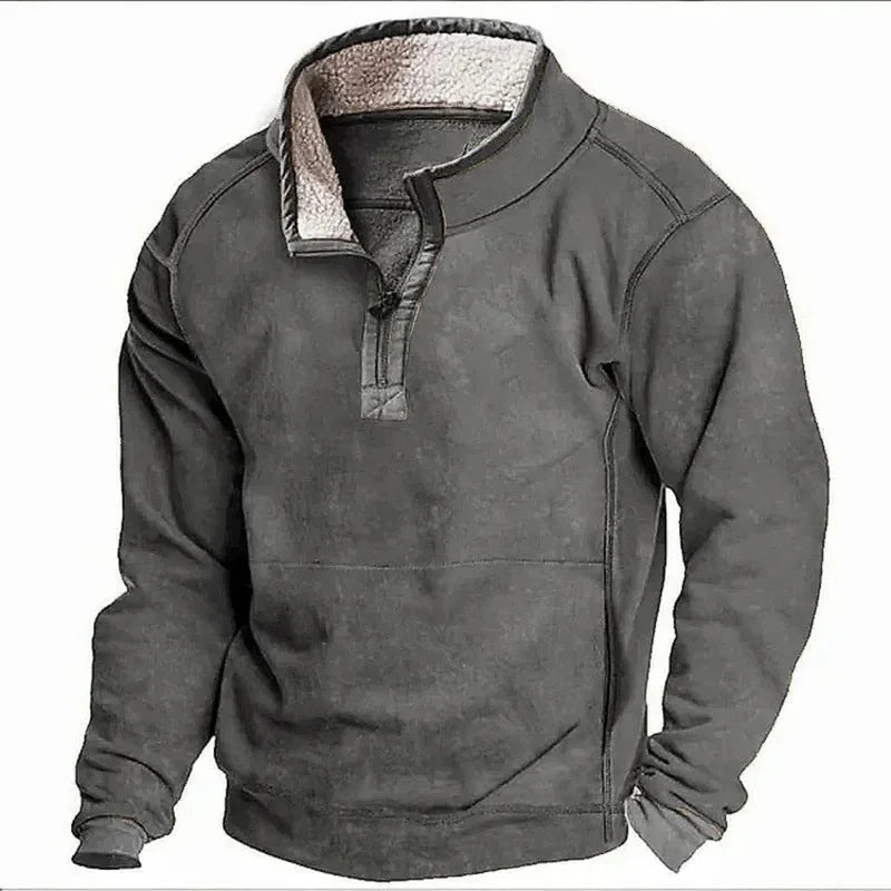 Beeckhoven | Fleece gevoerd herfstshirt