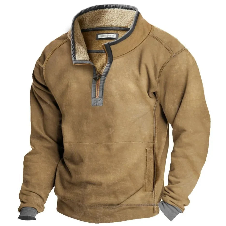 Beeckhoven | Fleece gevoerd herfstshirt
