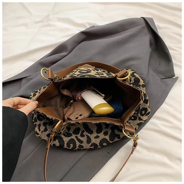 Leonora | Luipaard Charm Tote