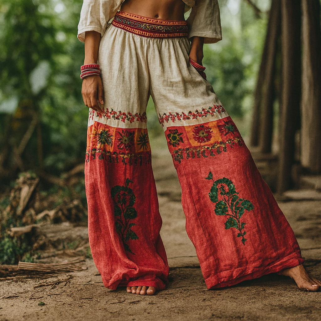 Gladys | Comfortabele Bohemian Yogabroek