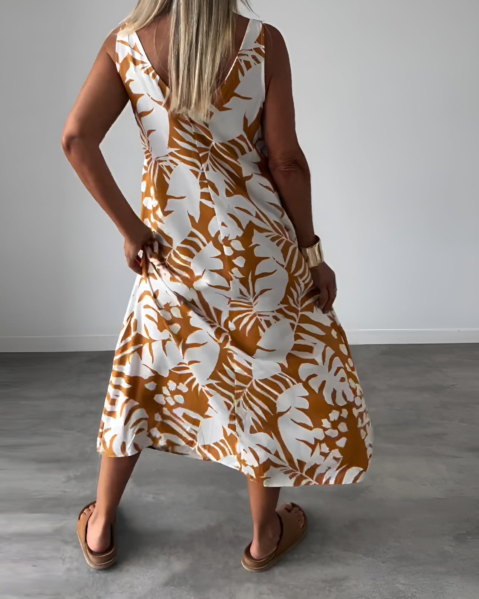 Liora | Zomerjurk met Tropische Print
