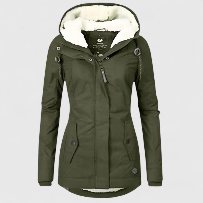 Anita | Waterdichte winterjas met capuchon