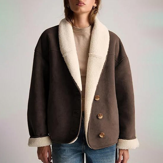 Sandy | Amoretti suède luxe jas