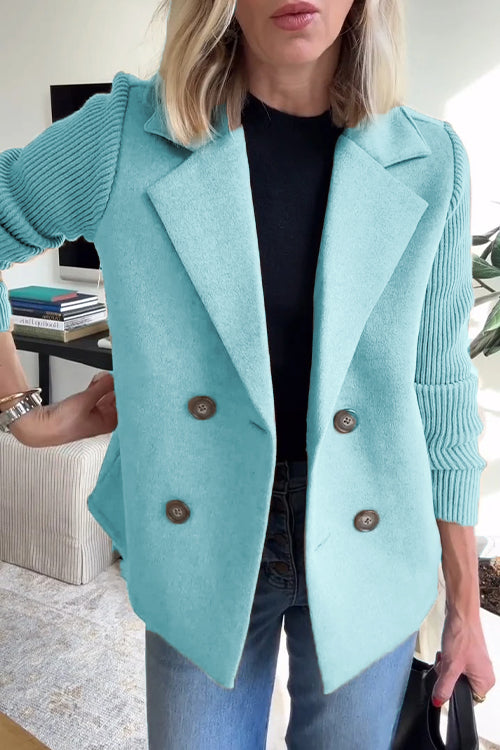 Sorelle | Elegant jasje met gebreide mouwen