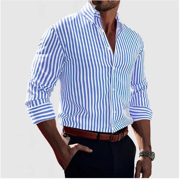 Arthur | Elegant Gestreept Overhemd